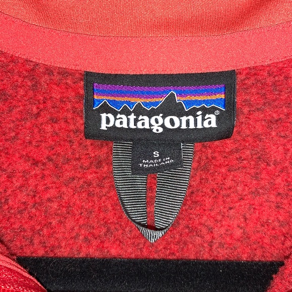 Patagonia Better Sweater 1/4 Zip Fleece Cherry S - Picture 12 of 14